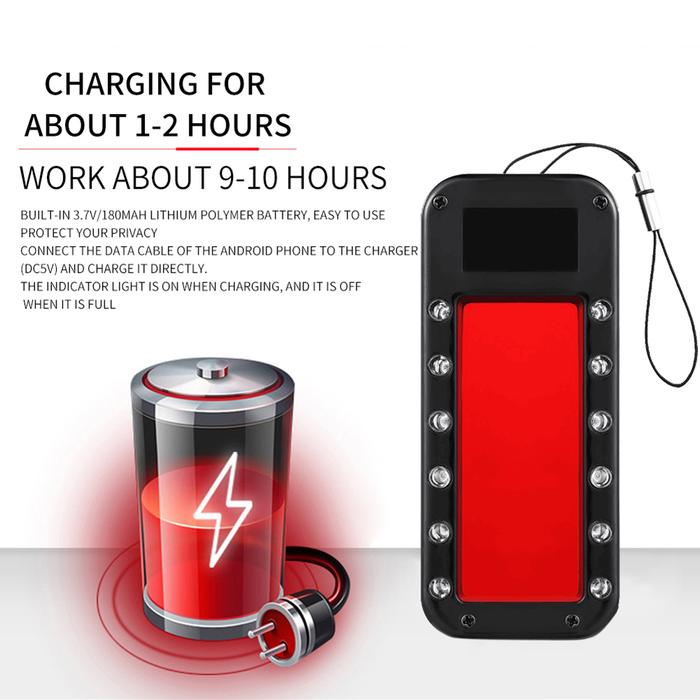 Portable Hide Camera Detector Finder Rechargeable Anti Spy Wireless