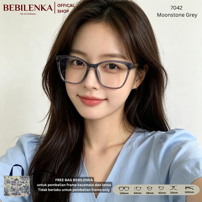 Kacamata Bebilenka Kode 2477 - 7042 Free Bag Bebilenka Tas Kacamata Korea Kotak Kacamata Gaya, Kacam