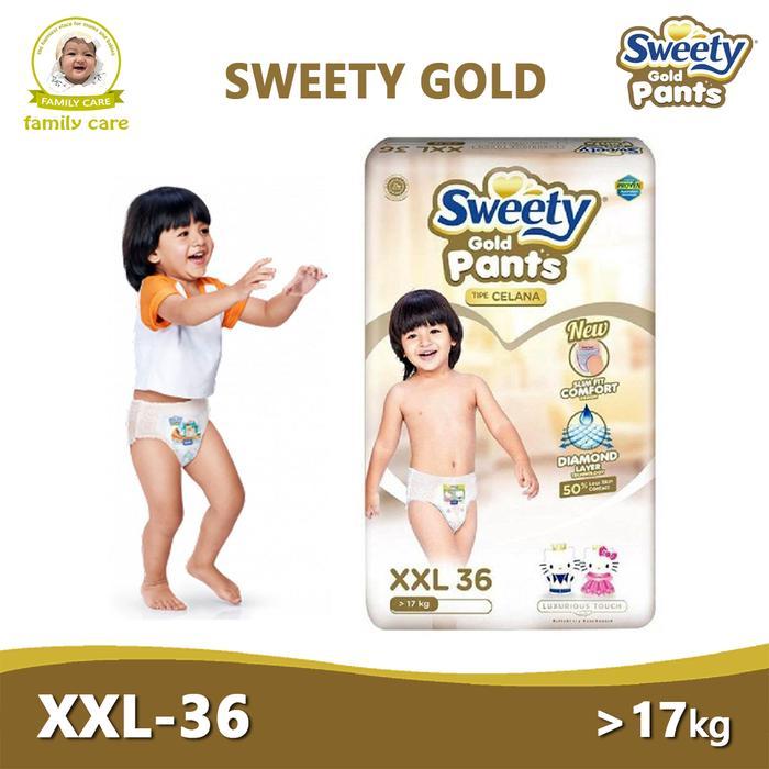 Sweety Gold Pants Xxl36 | Popok Sweety Gold Xxl 36 #Gratisongkir