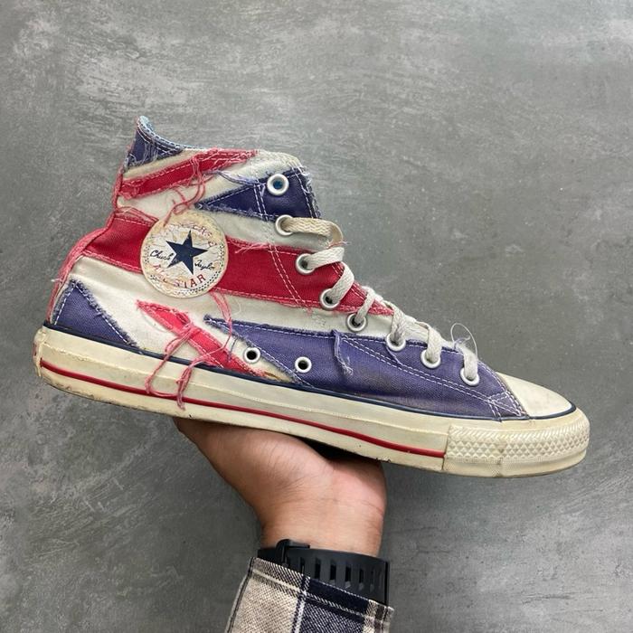 [Size 44] Limited Edition Converse Chuck Taylor All Star High Union Jack The Who Artwork 2008 Yearho