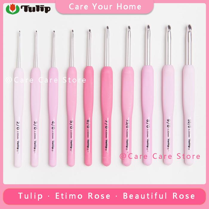 1 Piece Original Tulip Crochet Hooks Etimo Rose Crochet Needles Tulip