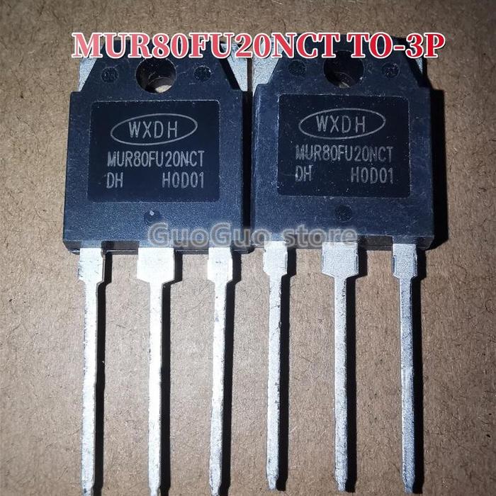 Mesin Inverter, 2 Buah MurTO-3P MUR80FU20 TO3P 80A/200V Dioda