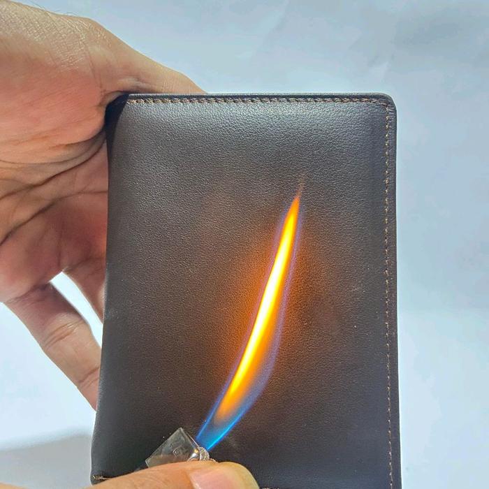 Dompet Pria Kulit Asli Type Lipat Buku - Kartu & Cowok dengan Kulit Asli