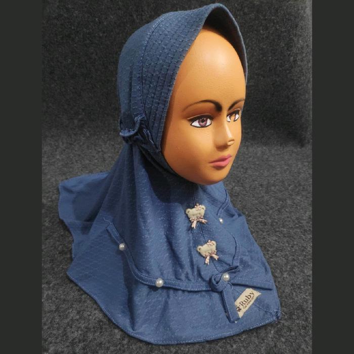 by aisha - Hijab bayi / Hijab anak 0 bln - 3 thn bahan strada.