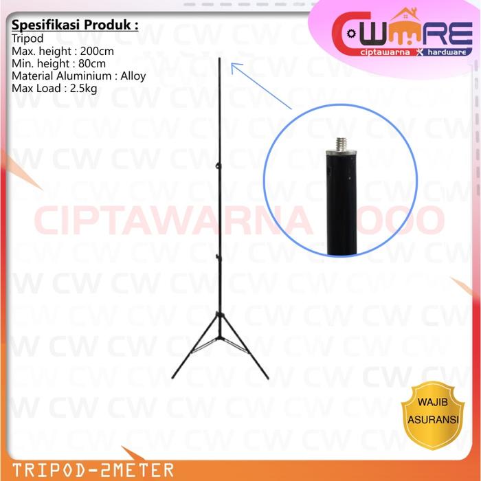 TRIPOD WEIFENG + HOLDER U UNIVERSAL Untuk Handphone Tablet