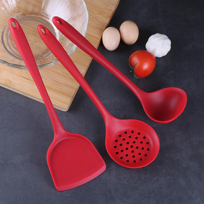 3PCS Kitchen Utensils Set Cooking Utensils Set Silicone Kitchen Tools