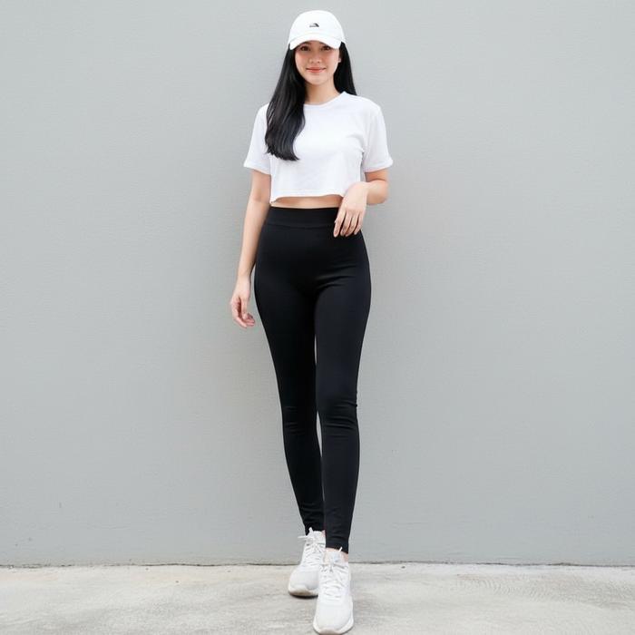 Celana legging Panjang Wanita leggings Rayon Premium Standard & Jumbo Celamis Celana Panjang Kaos Ba