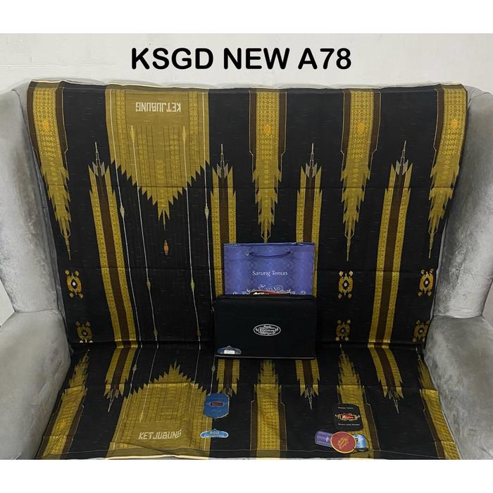 New Sarung Ketjubung Red & Style Gold SKG, SCP, SGD, SKP Jahit Tengah
