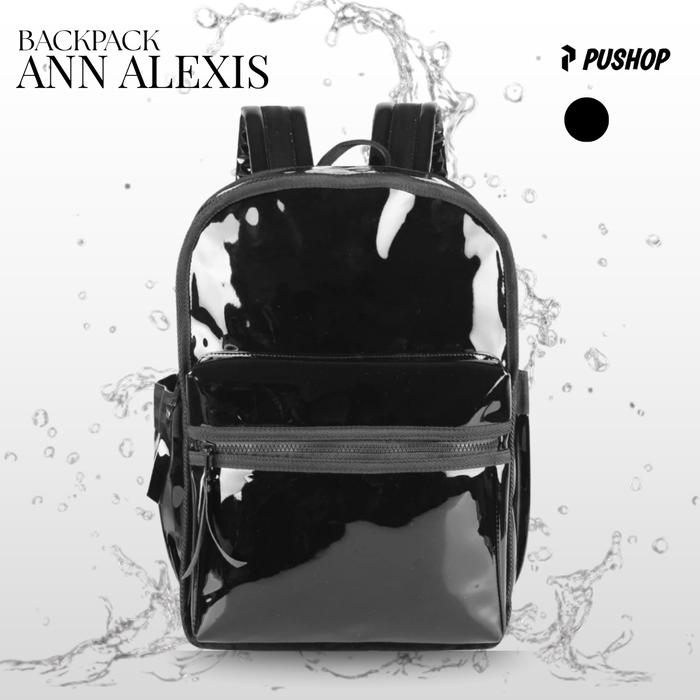 Tas Ransel ANN ALEXIS Anti Air - Backpack Waterproof Uniseks Tas Sekolah Pria Wanita Waterproof