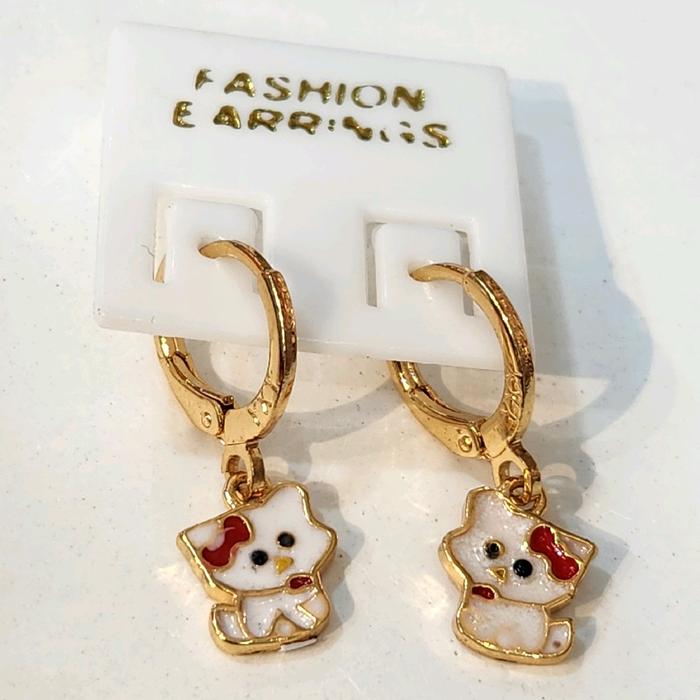 Anting Cat Anak Xuping - Anting Anak-anak Lucu - Earrings