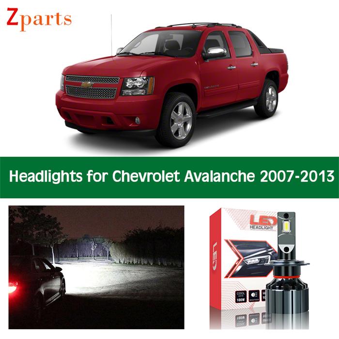 Car LED Headlight For 2007 - 2013 Chevy Chevrolet Avalanche Canbus