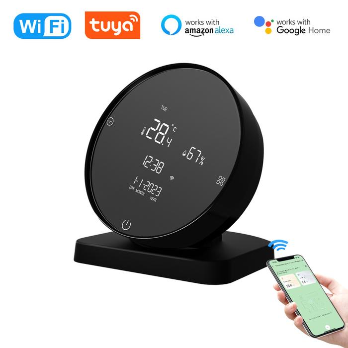Tu-ya WIFI Temperature &Humidity Detector Hygrothermograph IR Remote