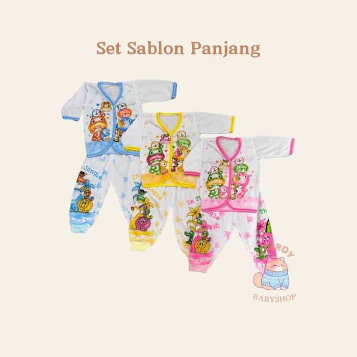 setelan baju bayi lengan panjang piyama baju tidur 0-3bulan harga grosir NEWBORN murah baju bayi sol