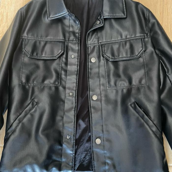 Jaket kulit zara man second