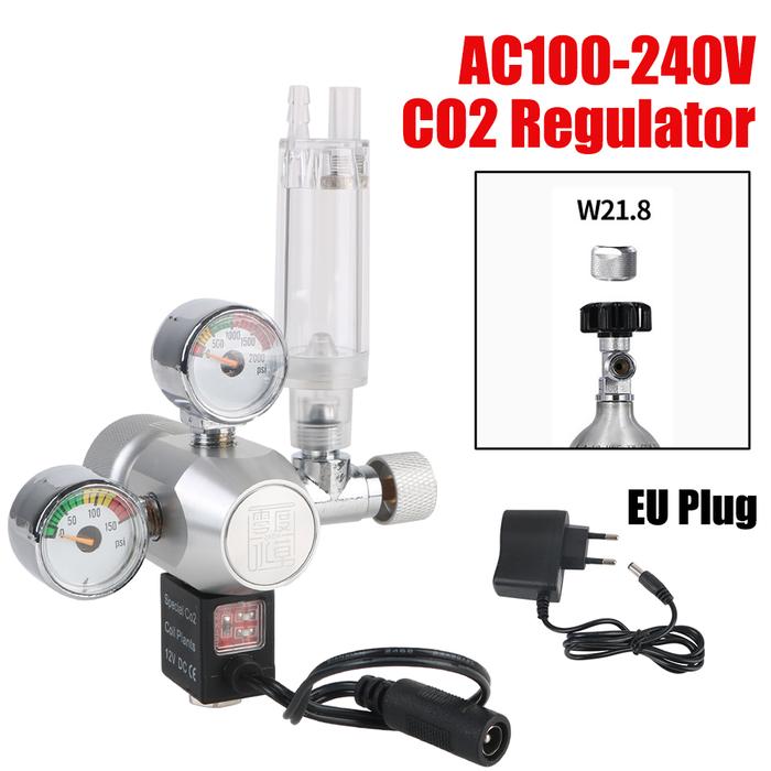 DIY Solenoid Valve Kit Aquarium CO2 Regulator CO2 Control Pressure