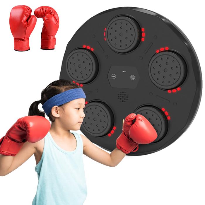 Music Boxing Machine Wall Mounted Boxing Machine Boxing Target Workout Machine for Home Exercise