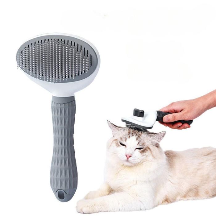 WM Sisir Kucing Anjing Otomatis / Pet Grooming Brush / Sisir Perawatan Peliharaan Sisir Kucing Bulu