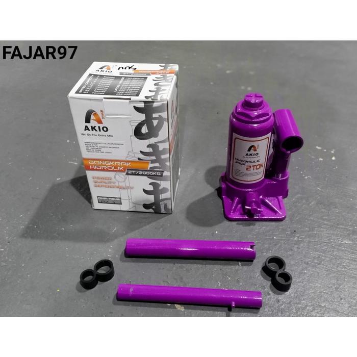 Dongkrak botol 2 ton AKIO/Dongkrak Buaya Bajul 2 TON AKIO/Dongkrak mobil jembatan gunting 1 ton