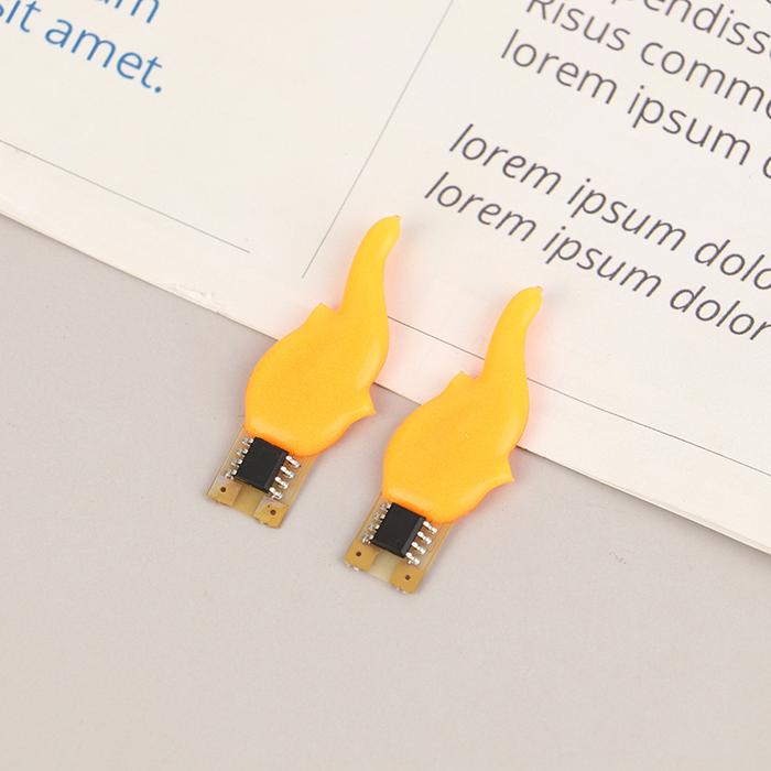 2Pcs/lot 3V LED Cob Flash Candles Edison Flexible Filament 1900K