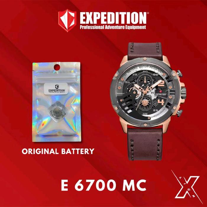 Baterai Jam Tangan Expedition E6700 MC Original