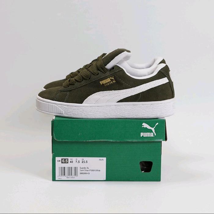 PUMA SUEDE XL DARK OLIVE GREEN 100% BNIB