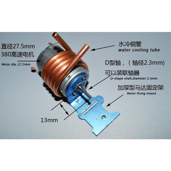RC Boat Drive Motor 380 Motor dengan Motor Mount Kencangkan Pemegang