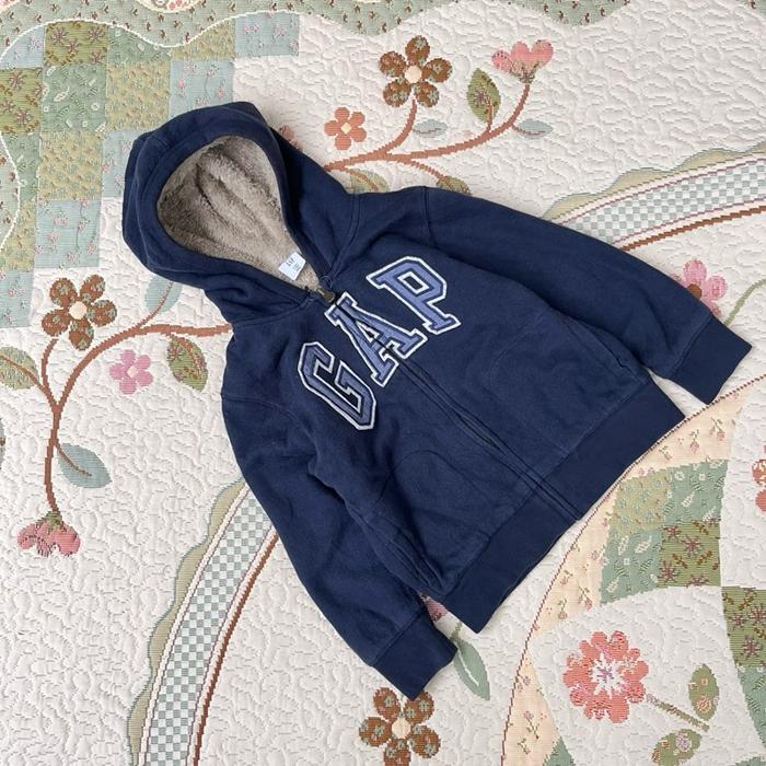 Hoodie anak navy gap sherpa cakep