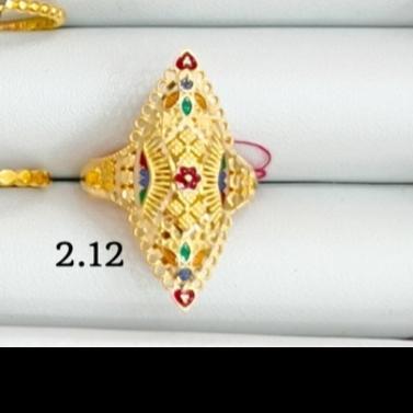 CINCIN EMAS ASLI MODEL POLOS ETNIK KADAR 700