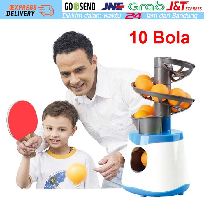 Mesin Penyajian Tenis Meja / Mesin Robot Pong Tenis Meja Otomatis Untuk Pria / Wanita / Anak