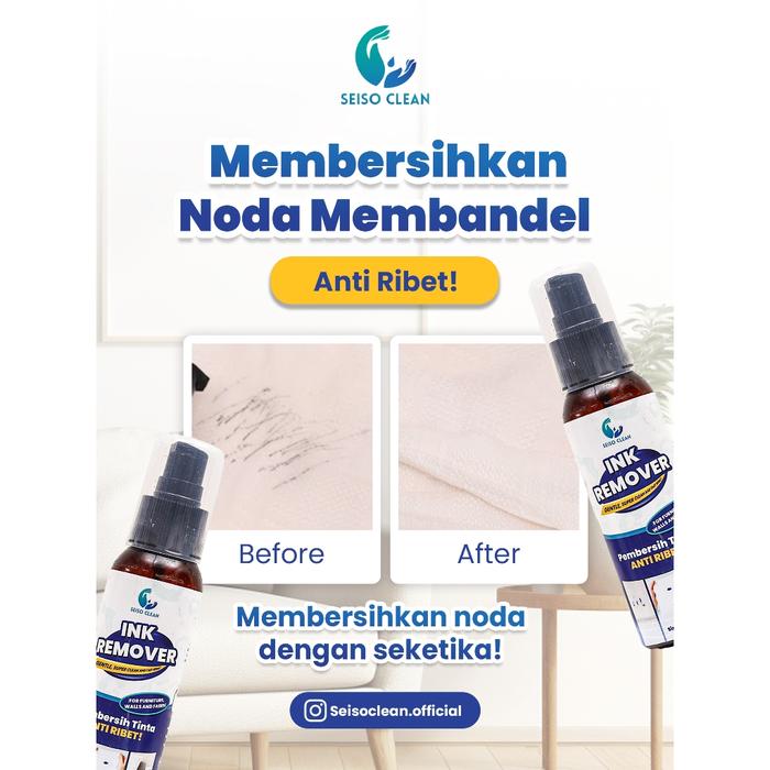 Seiso Clean Ink Remover - Penghilang Noda Tinta Ampuh