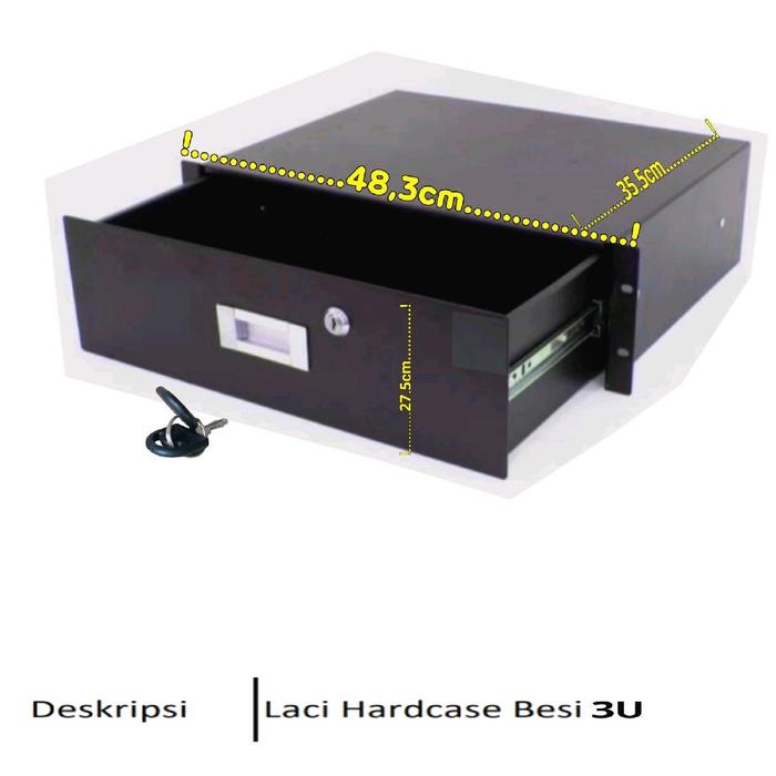 hardcase drawer laci box 3U