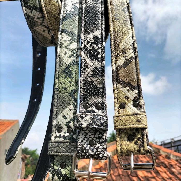 sabuk ular / sabuk motif ular