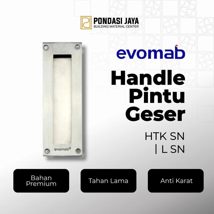 Evomab Handle Pintu Tanam Pintu Geser Kotak Pintu Sliding HTK L SN