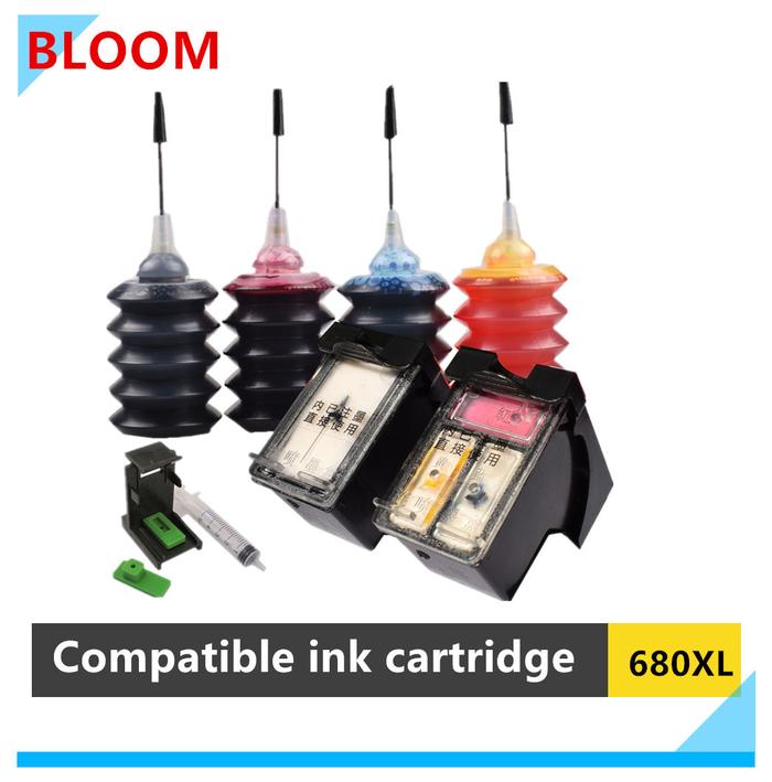 Refill ink kit for HP 680 XL HP680 ink cartridge Replacement  For hp