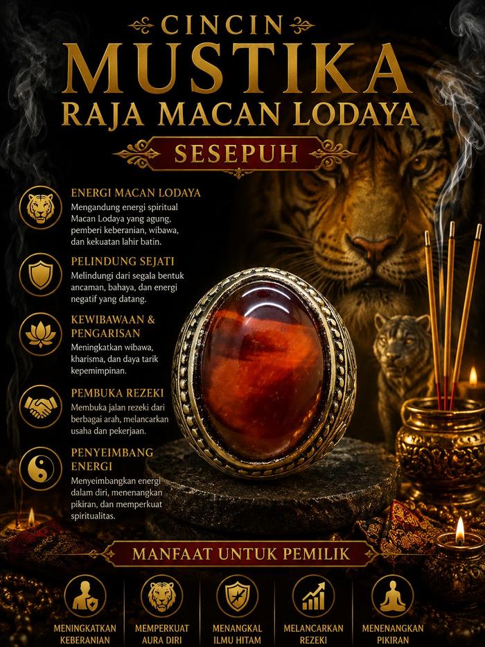 CINCIN MUSTIKA RAJA MACAN LODAYA SESEPUH