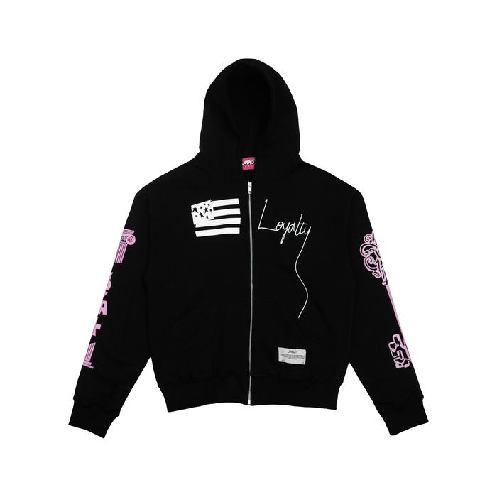 LOYALTY HOODIE "ZIPPER TOTO BLACK LOYALTY" (UNISEX)