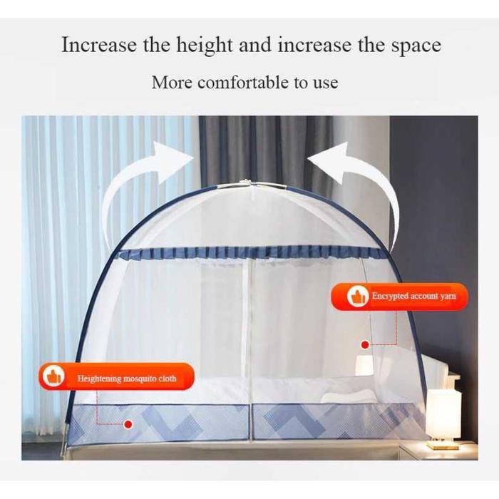 Jaring Anti Nyamuk Kelambu Kasur Tempat Tidur 120x200cm SG070