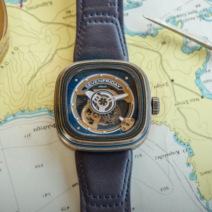 SEVENFRIDAY PS1/04 Official Jam Tangan Automatic YC III Biru Limited