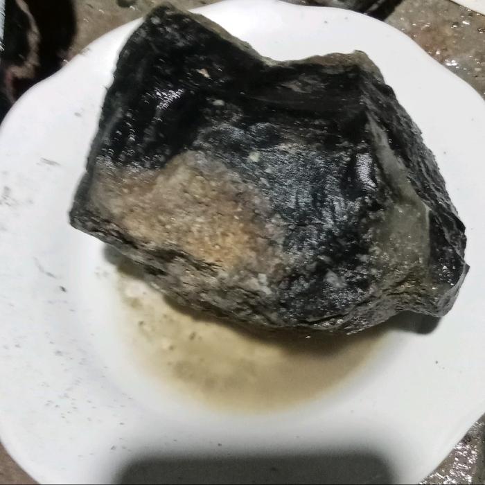 BONGKAHAN BATU KALIMAYA BLACK OVAL  SEMPUR LEBAK BANTEN