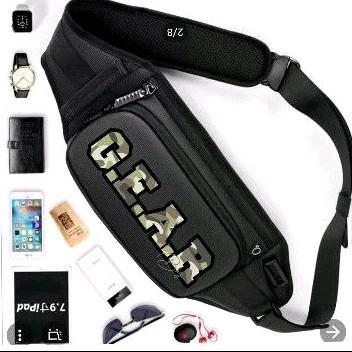 tas selempang slim bag waist bag army gearbag