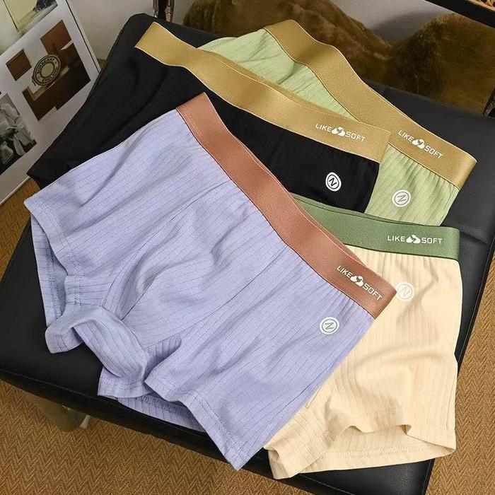 Dalam Brief Laki Celana Dalam Pria Boxer Brief Katun Spandek Ukuran L hingga 4XL Brief Laki laki Cow
