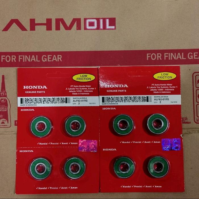 BEARING LAHER 6201 KLAHER RODA DEPAN HONDA ORIGINAL MOTOR BEAT VARIO SCOOPY HARGA 2PCS