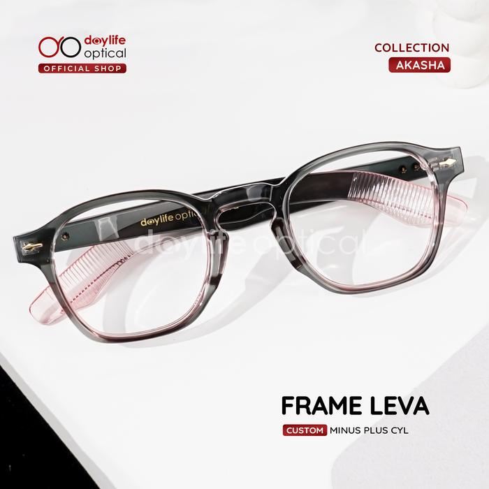 DAYLIFE OPTICAL - Kacamata Leva Soft Square Glasses Unisex Fashion Akasha Collection