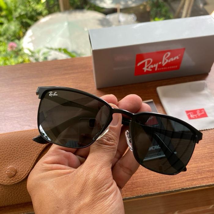 kacamata Rb 3508 full hitam sz 56 15