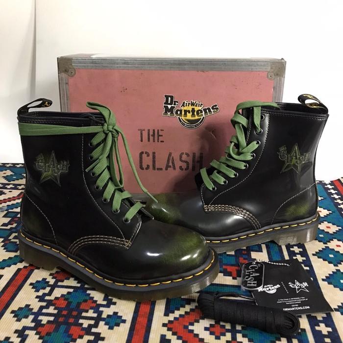 Dr Martens 1460 x The Clash Boots. Limited edition.  Available On Size 5uk / 38 Eur  4uk / 37 Eur  F