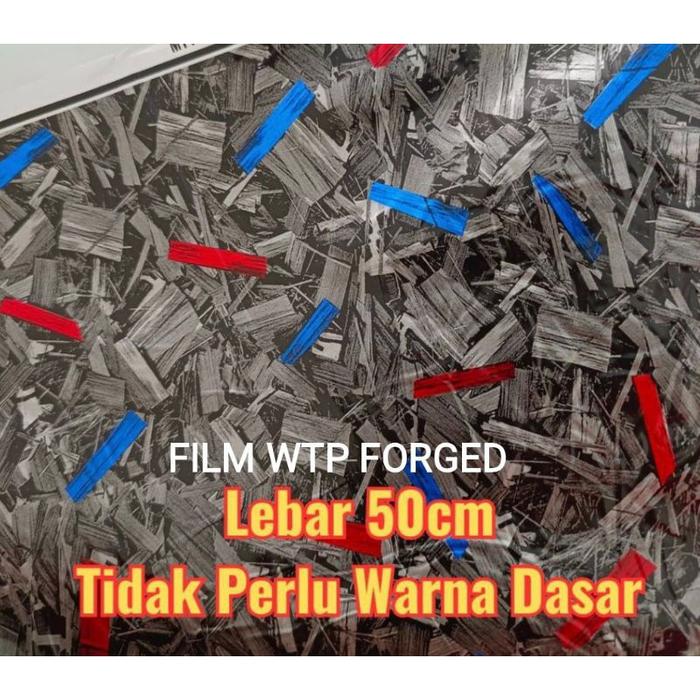 NEW!! READY!! WTP FILM CARBON MOTIF FORGED 3 COLOUR 50 X 100 ▪wtp carbon forged film carbon wtp film