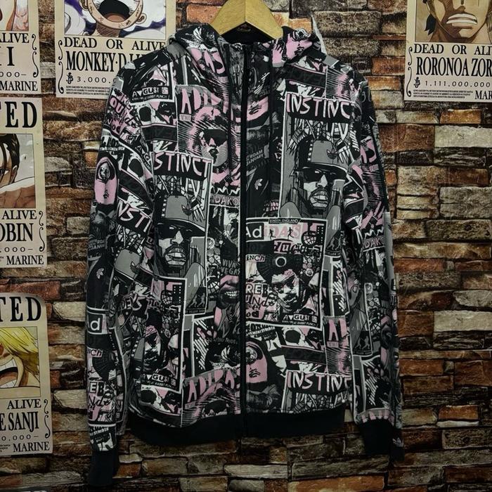 Adidas original superstar vintage rock poster graffiti