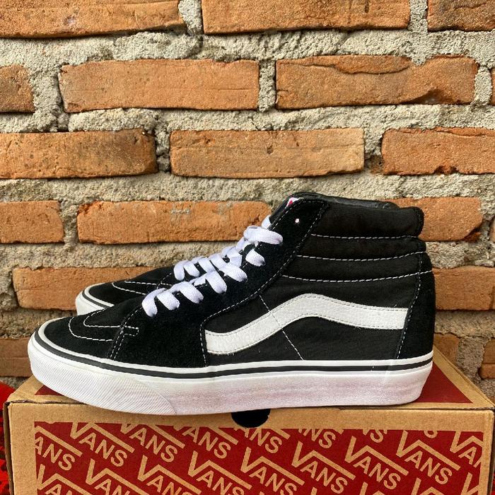 Vans sk8 black white second