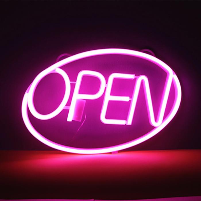 LED Open Neon Lights Sign Custom Letters for Party Wedding