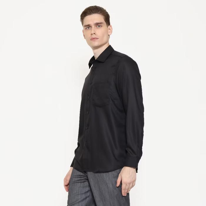 Kemeja Black Regular Remus By Lawell - RITA